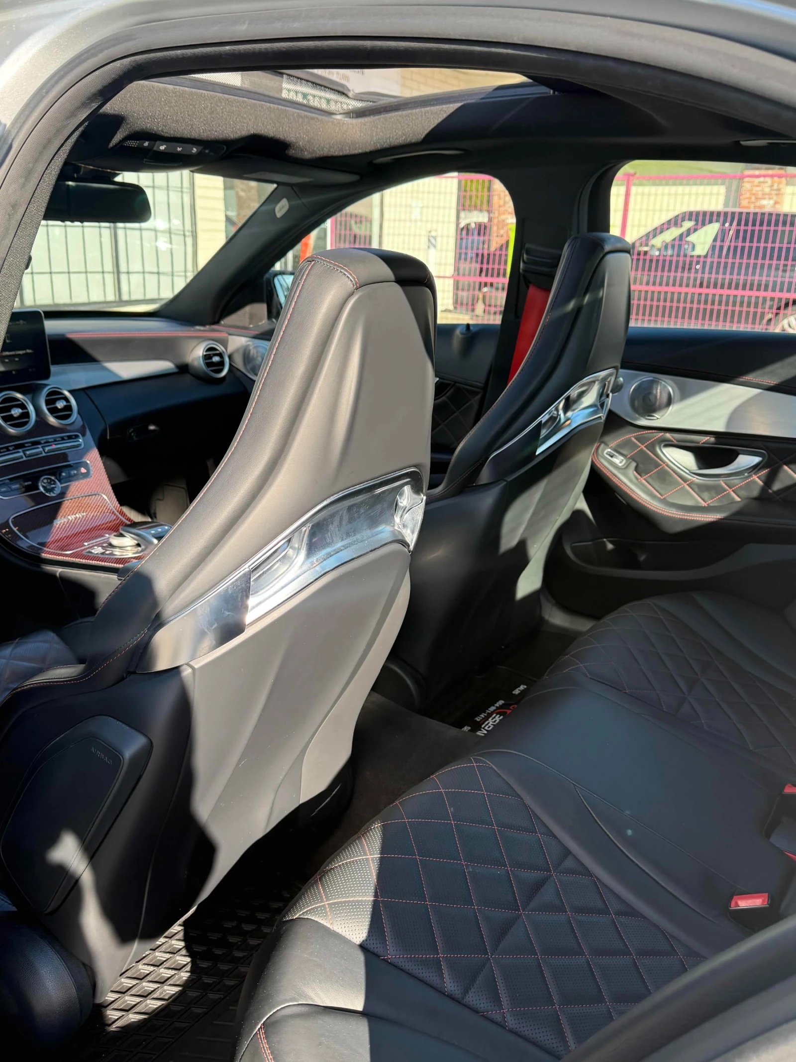 Mercedes-Benz C 63 AMG S* EDITION* 1* BUCKET* SEADS* BURMESTER* , снимка 8 - Автомобили и джипове - 53829932