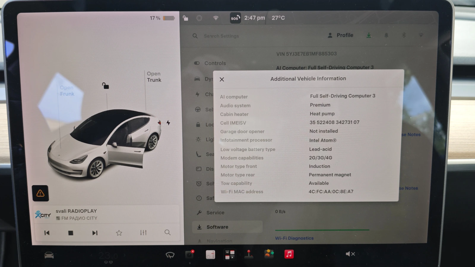 Tesla Model 3 Long Range AWD, снимка 15 - Автомобили и джипове - 55660622