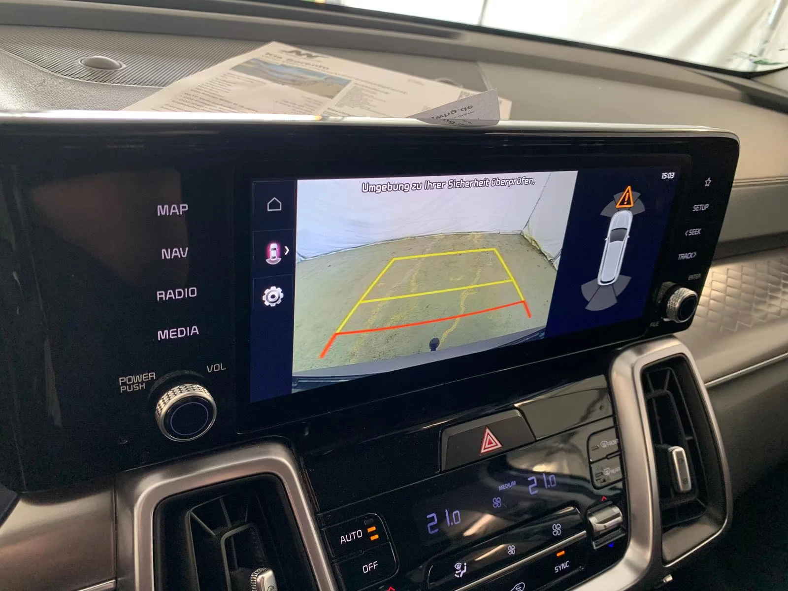 Kia Sorento VISION/201HP/ACC/CAM/AHK/CPLAY/LED/597q, снимка 10 - Автомобили и джипове - 55665789
