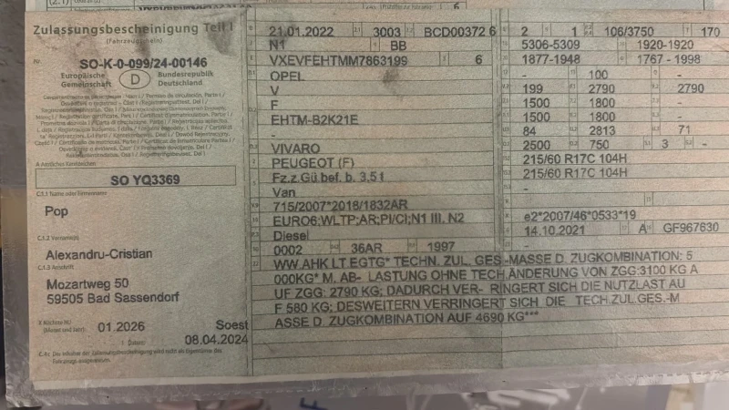 Opel Vivaro, снимка 17 - Бусове и автобуси - 53576367