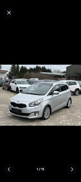 Kia Carens 2.0i-166 КС НАВИ, КОЖА, ПАНОРАМА, АВТОМАТИК, снимка 1