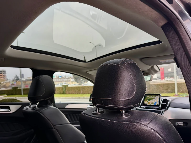 Mercedes-Benz GLE 350 CDI Coupe AMG Silver Star Панорама 9G Night Packet, снимка 9 - Автомобили и джипове - 53418035