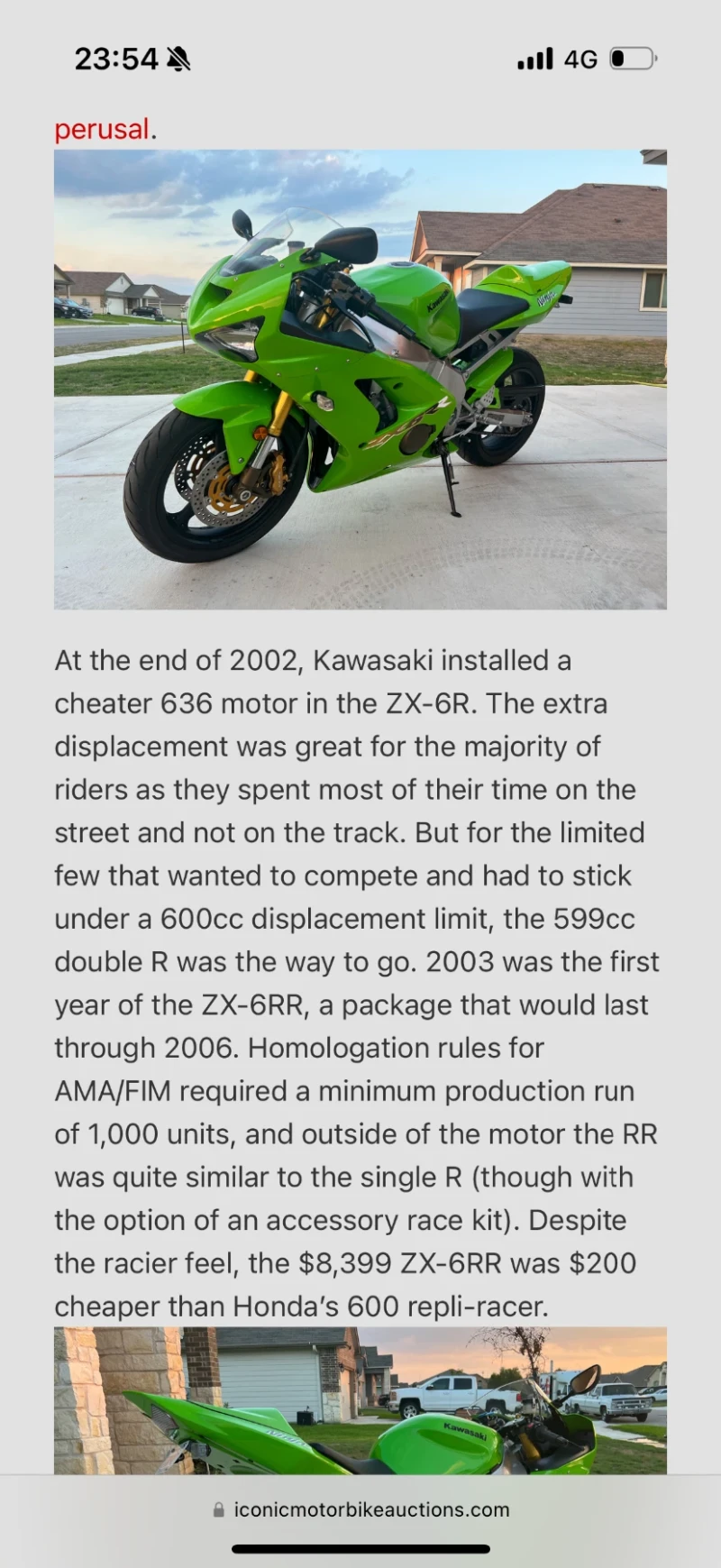 Kawasaki Zx Zx6rr 1от 1000 произведени, снимка 9 - Мотоциклети и мототехника - 49522073