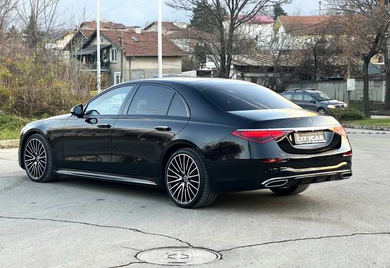 Mercedes-Benz S 400 d/ AMG/4M/ LONG/FIRST CLASS/ NIGHT/PANO/BURM/3xTV/, снимка 4 - Автомобили и джипове - 43391211