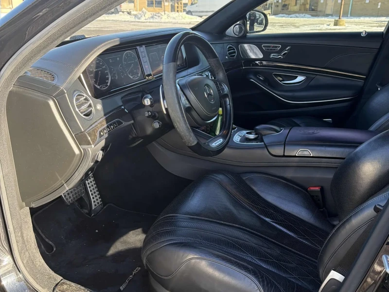 Mercedes-Benz S 63 AMG FULL / BURMSTER / ОБДУХВАНЕ / NIGHT VISION / DISTR, снимка 7 - Автомобили и джипове - 53235037