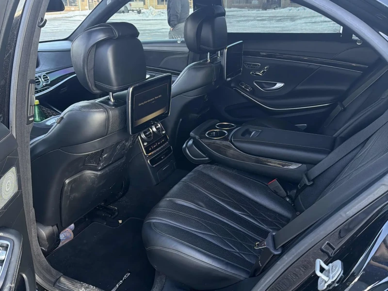 Mercedes-Benz S 63 AMG FULL / BURMSTER / ОБДУХВАНЕ / NIGHT VISION / DISTR, снимка 10 - Автомобили и джипове - 53235037