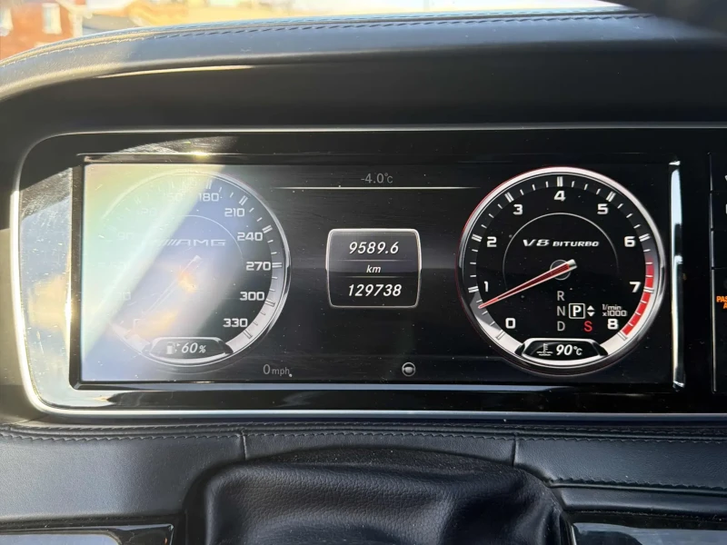 Mercedes-Benz S 63 AMG FULL / BURMSTER / ОБДУХВАНЕ / NIGHT VISION / DISTR, снимка 9 - Автомобили и джипове - 53235037