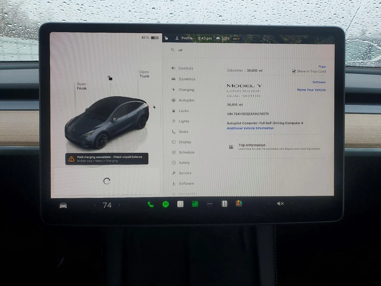 Tesla Model Y LONG RANGE DUAL MOTOR ALL-WHEEL DRIVE, снимка 9 - Автомобили и джипове - 53747018