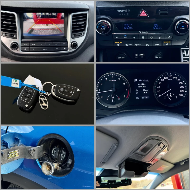 Hyundai Tucson 1.6 TGDI* 177kc.AWD 4X4* АВТОМАТ* НАВИГАЦИЯ* ГАЗ, снимка 17 - Автомобили и джипове - 49490809