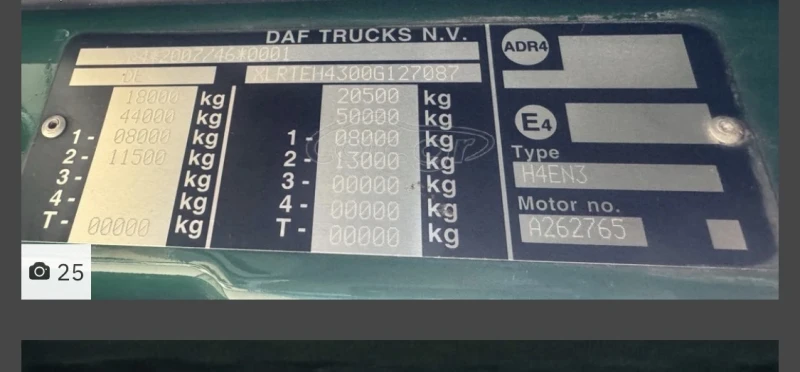 Daf XF 460 хидравлична помпа с ремарке, снимка 6 - Камиони - 53213914