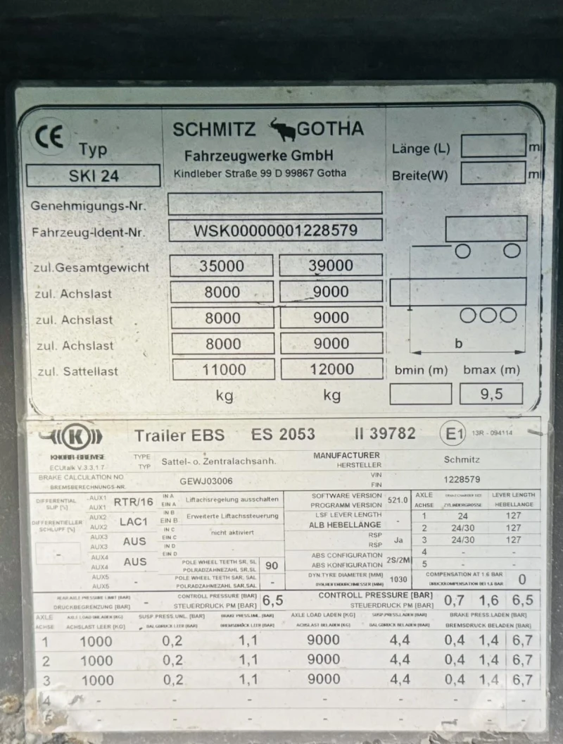 Daf XF 460 хидравлична помпа с ремарке, снимка 7 - Камиони - 53213914