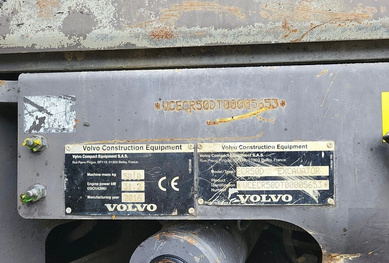 Багер Volvo ECR50 D, снимка 6 - Индустриална техника - 54448921