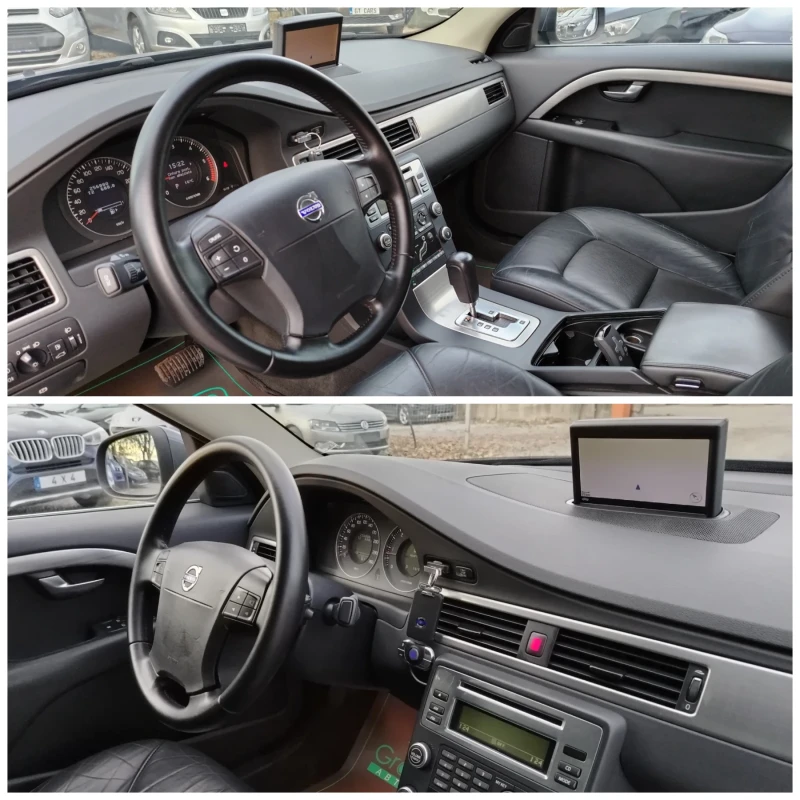 Volvo S80 2.4d-163к.с/АВТОМАТИК /НАВИГАЦИЯ /КОЖА!!! , снимка 9 - Автомобили и джипове - 48044300