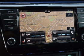 Skoda Superb 2.0ШВЕЙЦАРИЯ-ДИСТРОНИК/КОЖА/НАВИ/LANE ASSIST/4x4, снимка 11