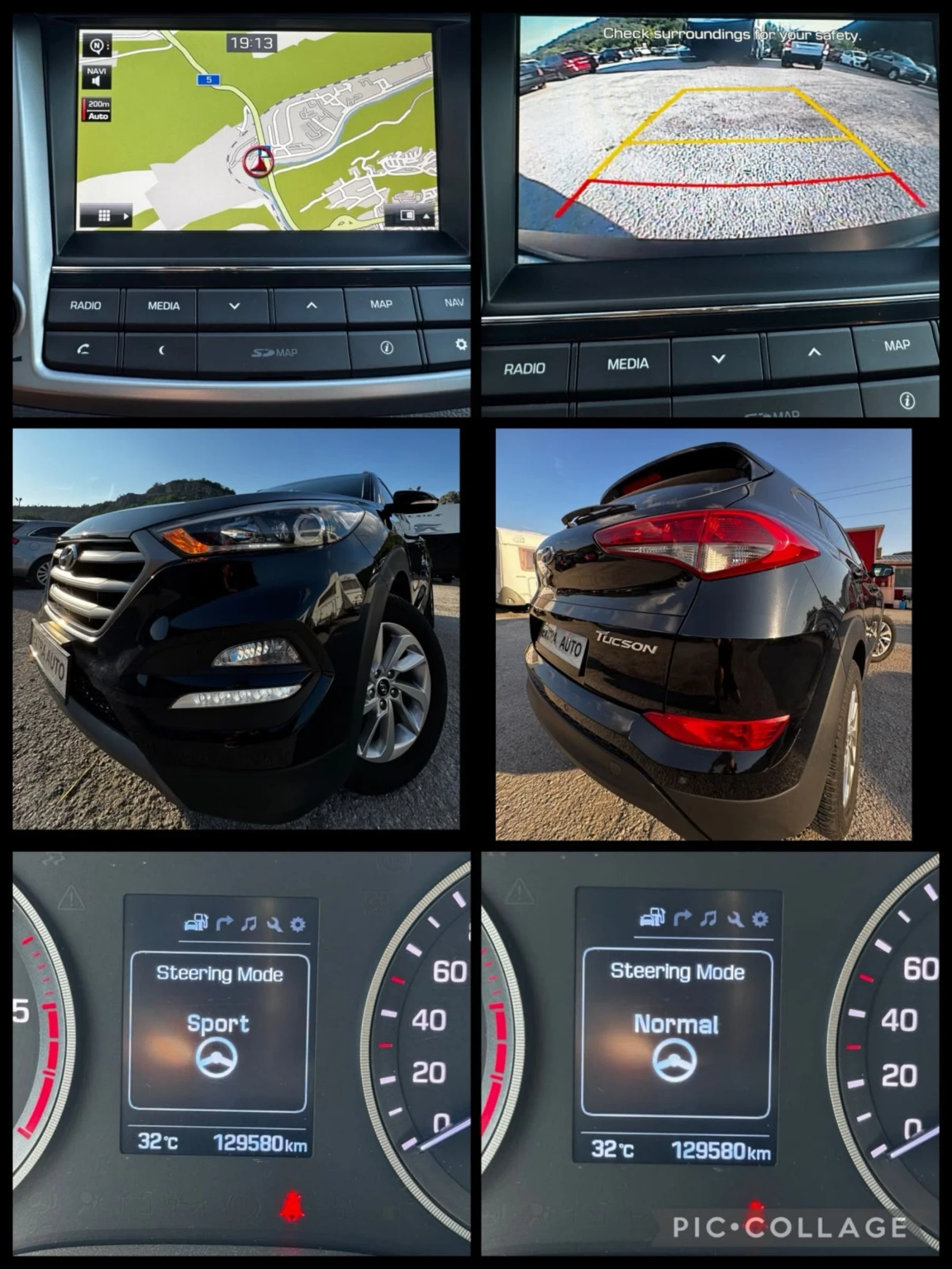 Hyundai Tucson 1.7CRDi, НАВИГАЦИЯ, КАМЕРА, FULL, 130000км, снимка 15 - Автомобили и джипове - 55306531
