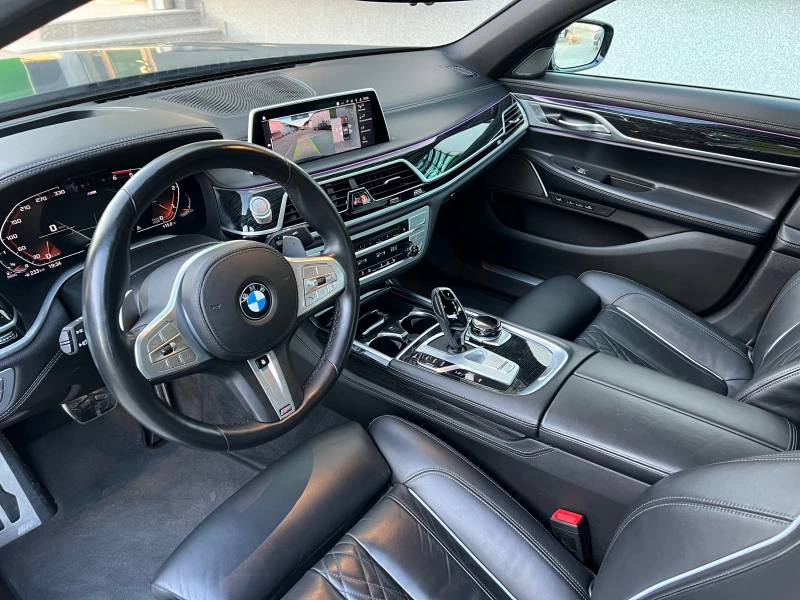 BMW 740 x-Drive* Full M-Pack* Head-up* 360 Cam* DravitGrey, снимка 12 - Автомобили и джипове - 51673243