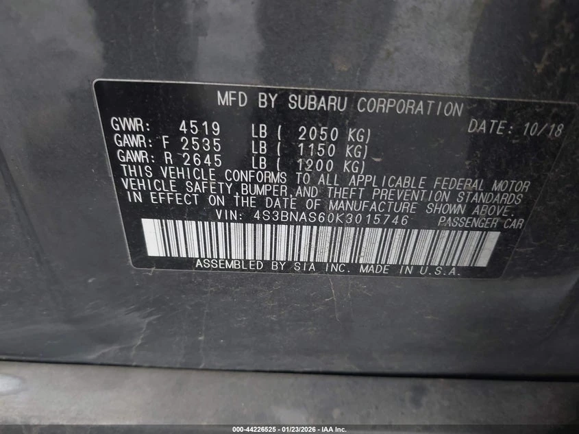 Subaru Legacy 2.5l 2.5I Sport - изображение 9