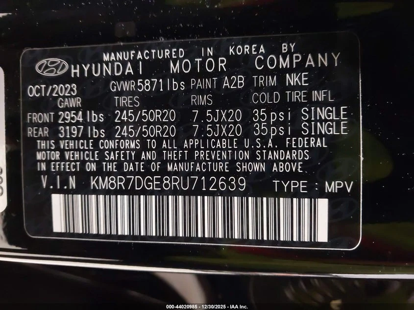 Hyundai Palisade 3.8l Calligraphy Night Edition, снимка 9 - Автомобили и джипове - 53816498