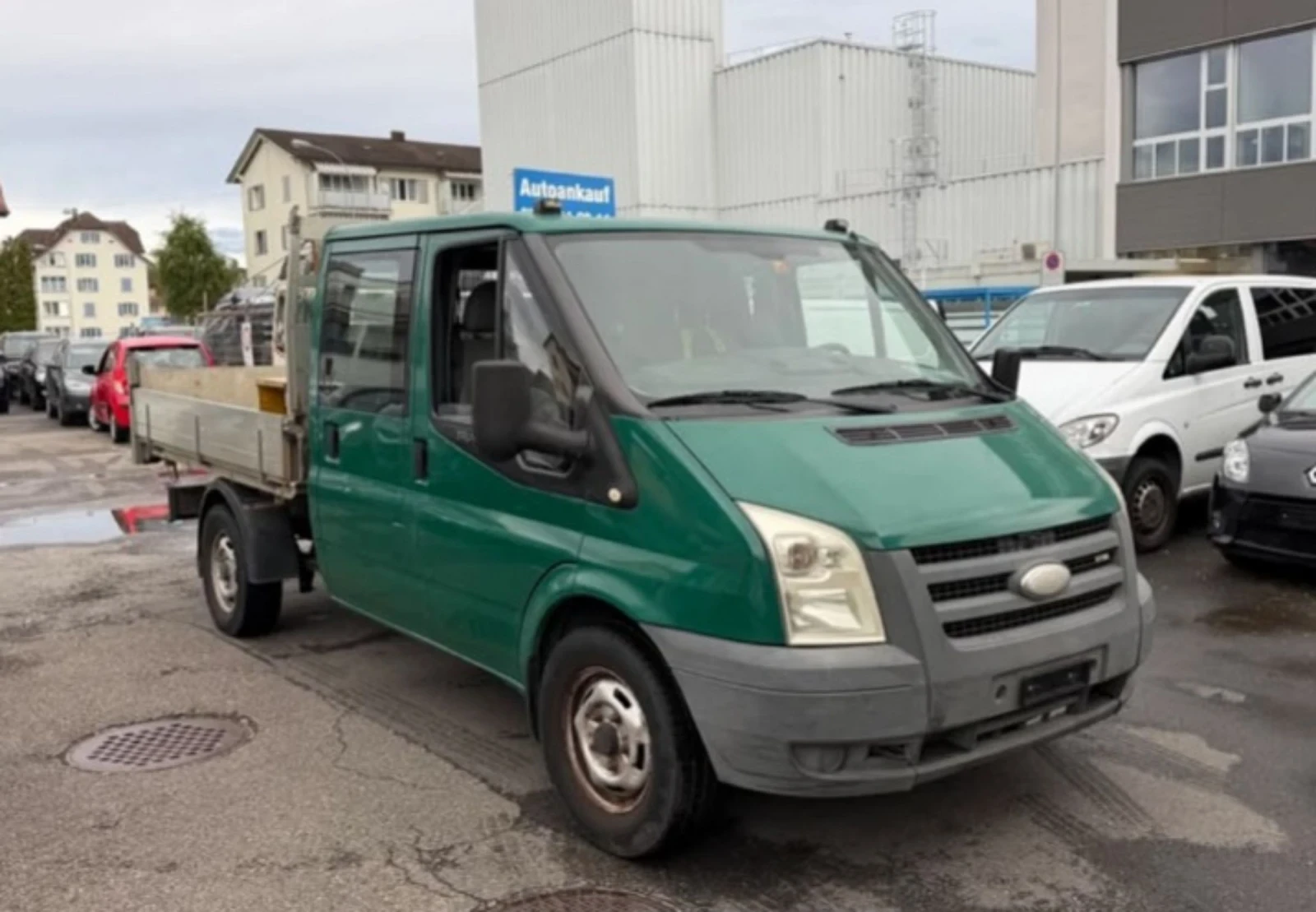 Ford Transit Самосвал/2.4-TDCI-115 кс-350 M- Двоина Кабина 5+ 1, снимка 2 - Камиони - 55391727
