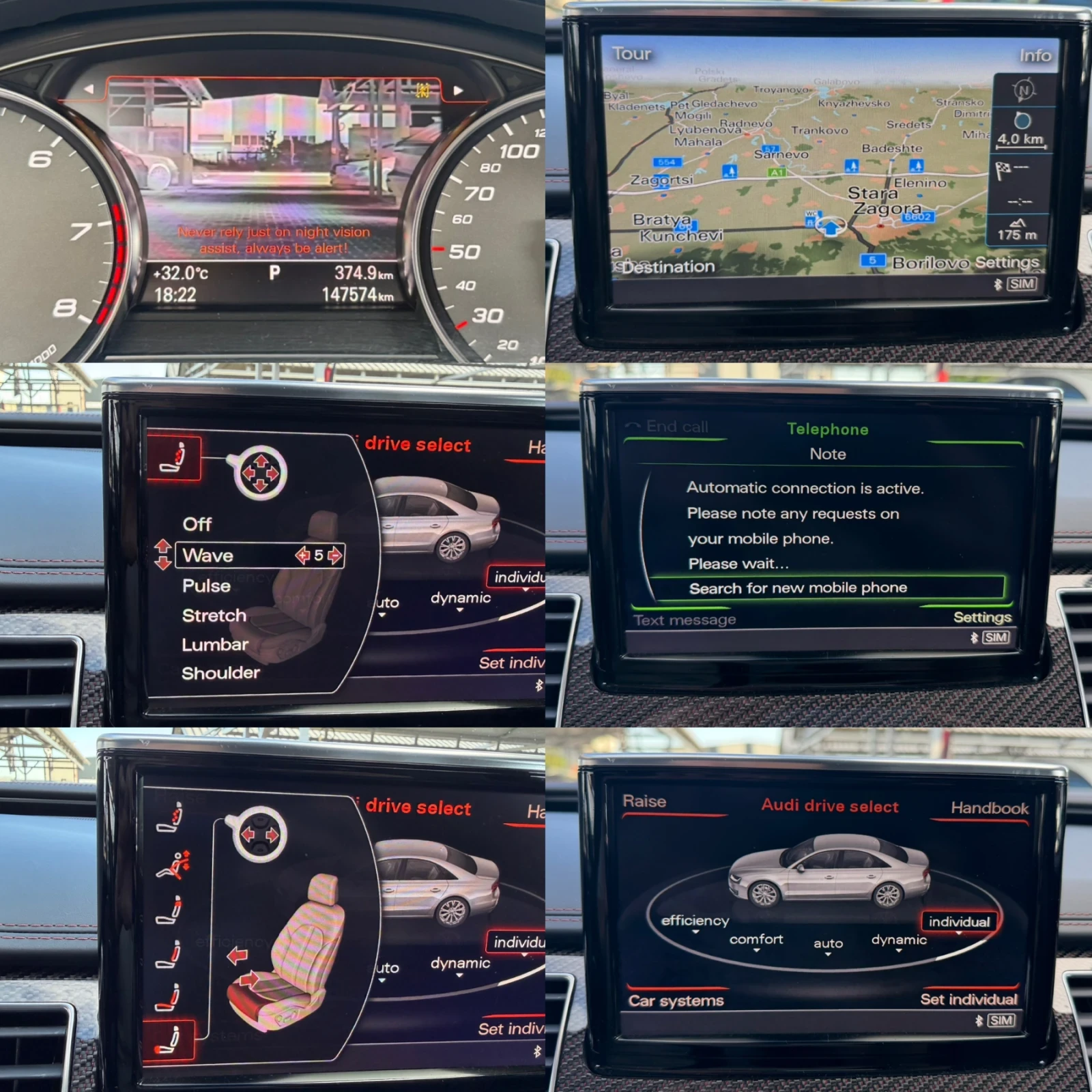 Audi S8 + #605K.C#DESIGN SELECTION#CERAMIC#FULL FULL FULL, снимка 17 - Автомобили и джипове - 54694433