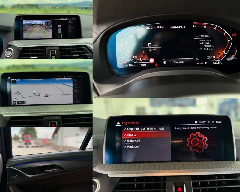 BMW X3 M40D x-Drive/Digital/8ск/Ambient/Собствен лизинг, снимка 14 - Автомобили и джипове - 51896980