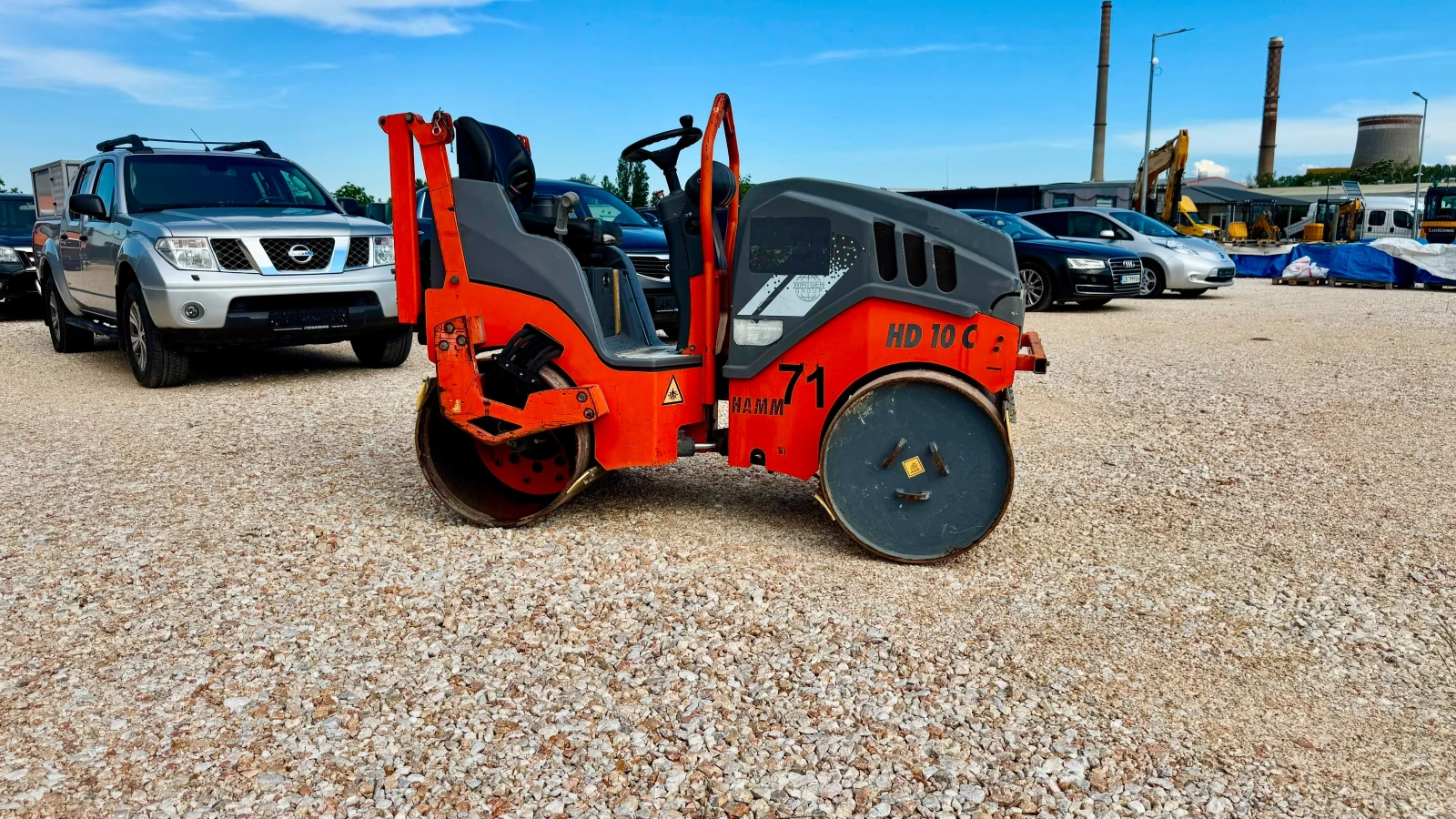 Валяк Hamm HD 10C W, 2-Тона, Внос, , , , снимка 6 - Индустриална техника - 54856427