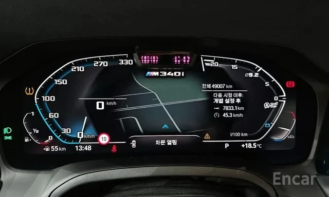 BMW 340 * ДИСТРОНИК * 360* АМБИЕНТНО * HUD* ШИБИДАХ, снимка 7 - Автомобили и джипове - 54576165
