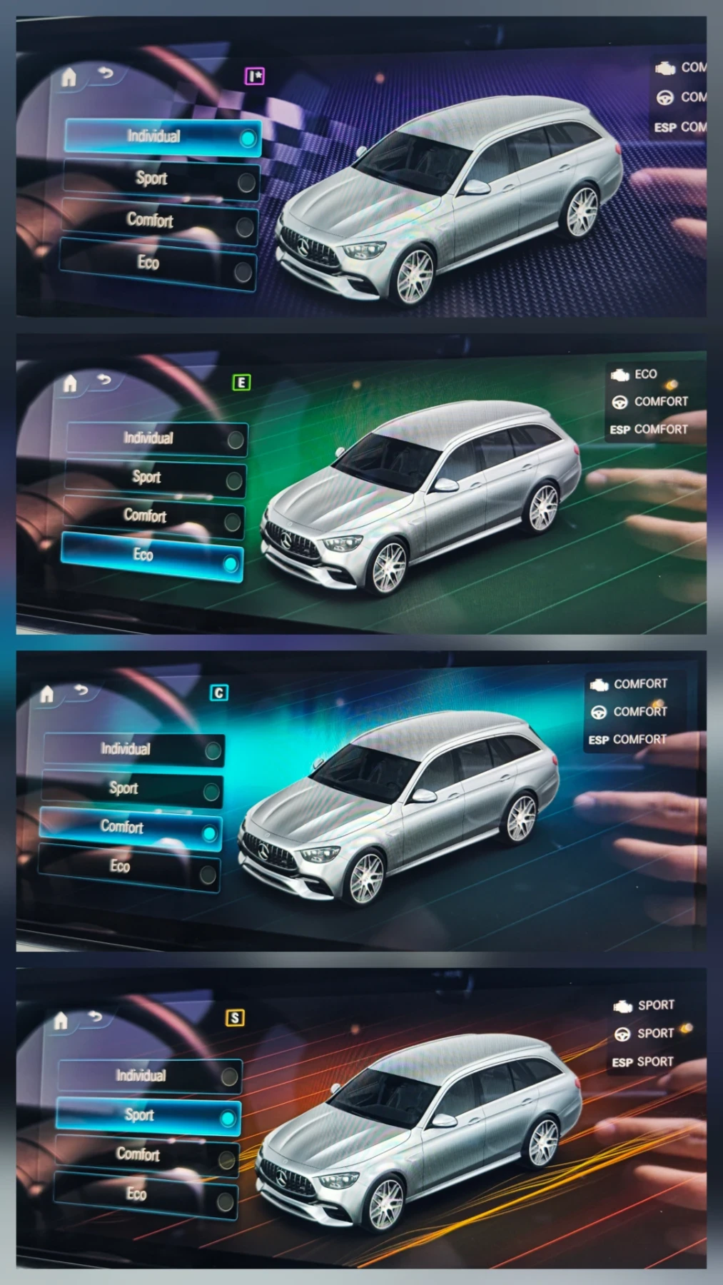 Mercedes-Benz E 220 W213 facelift/LED/ WIDESCREEN/ ///AMG, снимка 15 - Автомобили и джипове - 54770201