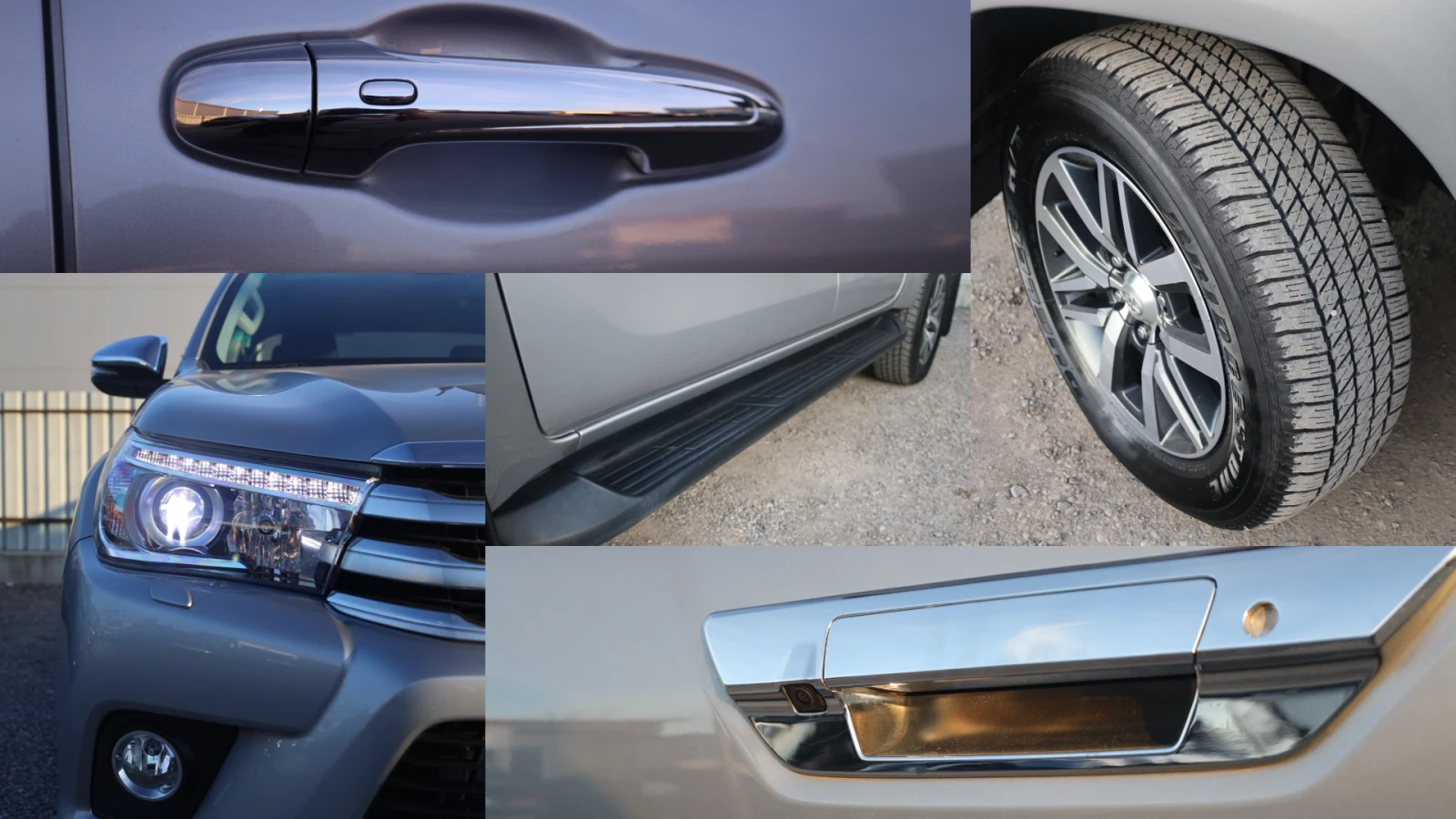 Toyota Hilux 2.4 D-4D 4x4 DoubleCAB KeyGO KAM Xenon SzH 35Kkm , снимка 16 - Автомобили и джипове - 53782957