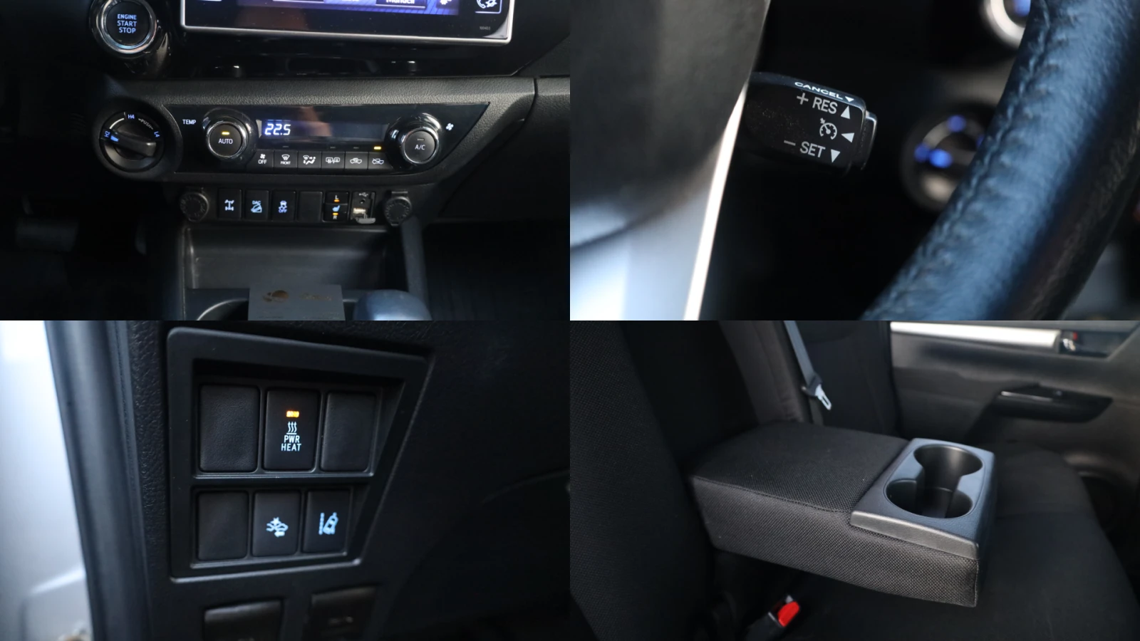 Toyota Hilux 2.4 D-4D 4x4 DoubleCAB KeyGO KAM Xenon SzH 35Kkm , снимка 15 - Автомобили и джипове - 53782957