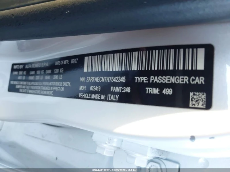 Alfa Romeo Giulia 2l Ti Rwd, снимка 9 - Автомобили и джипове - 53583192