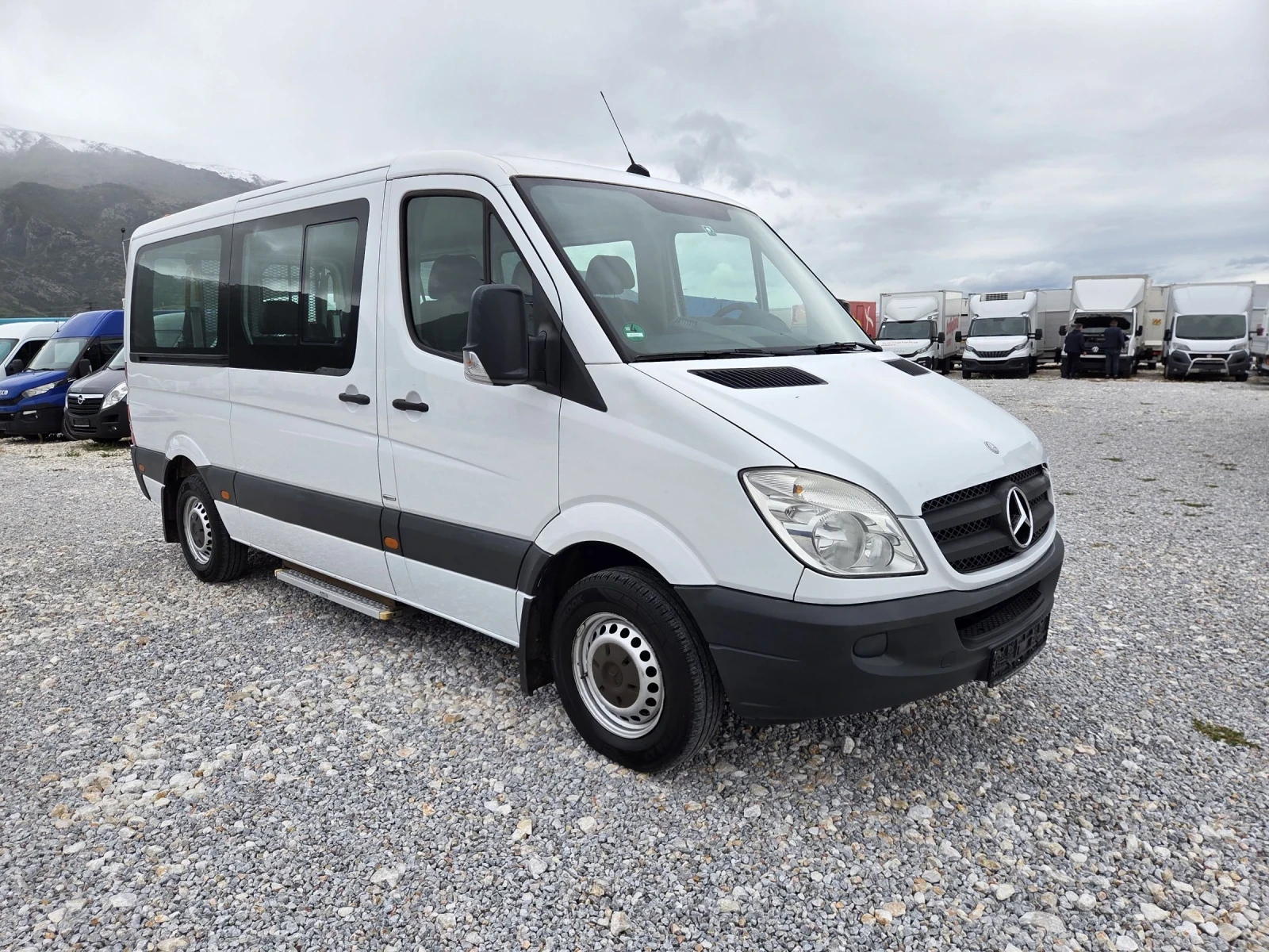 Mercedes-Benz Sprinter 313 CDI, Пътнически, 9 местен, Климатик,  Рампа - изображение 7