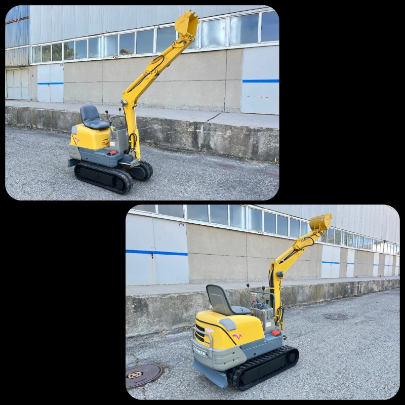 Багер Yanmar B08 / Като Нов!!!, снимка 9 - Индустриална техника - 47215639