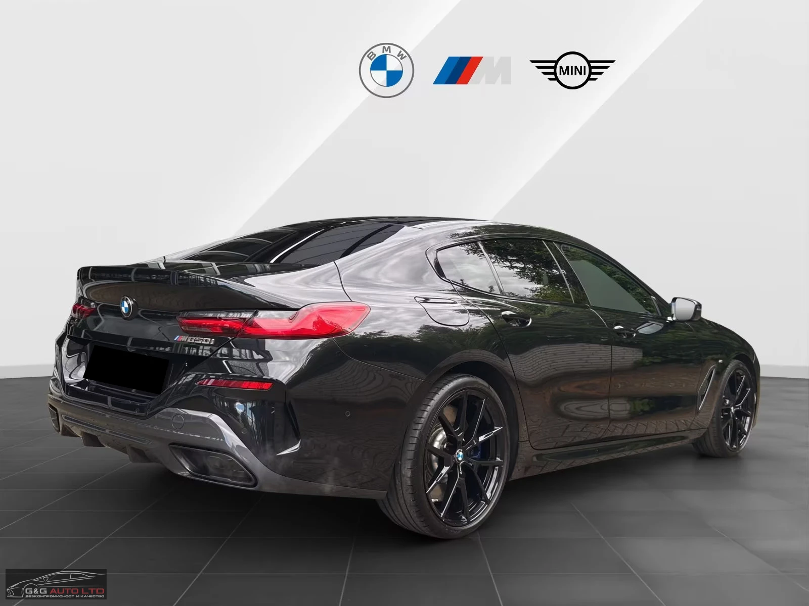 BMW 850 xDRIVE/GRANCOUPE/360/HUD/PANO/LASER/ACC/H&K/467z, снимка 6 - Автомобили и джипове - 54823117