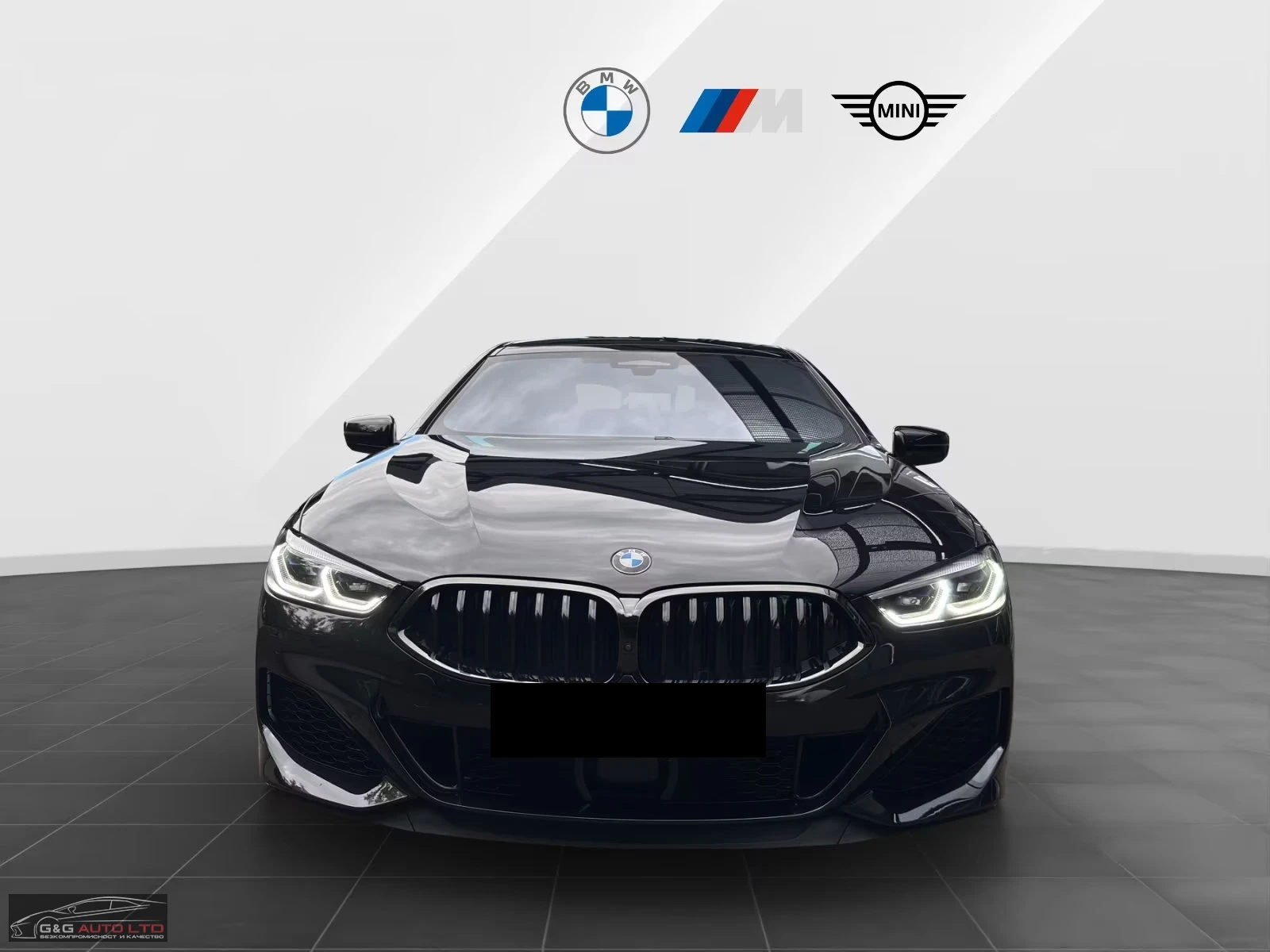 BMW 850 xDRIVE/GRANCOUPE/360/HUD/PANO/LASER/ACC/H&K/467z, снимка 2 - Автомобили и джипове - 54823117