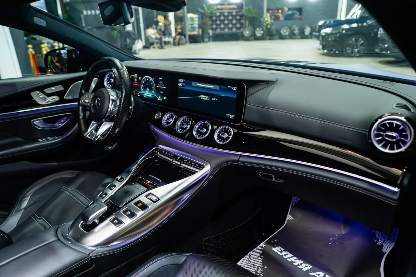 Mercedes-Benz AMG GT 63 BRABUS 800 PACKAGE LED BURM ЛИЗИНГ 100%, снимка 13 - Автомобили и джипове - 55975529