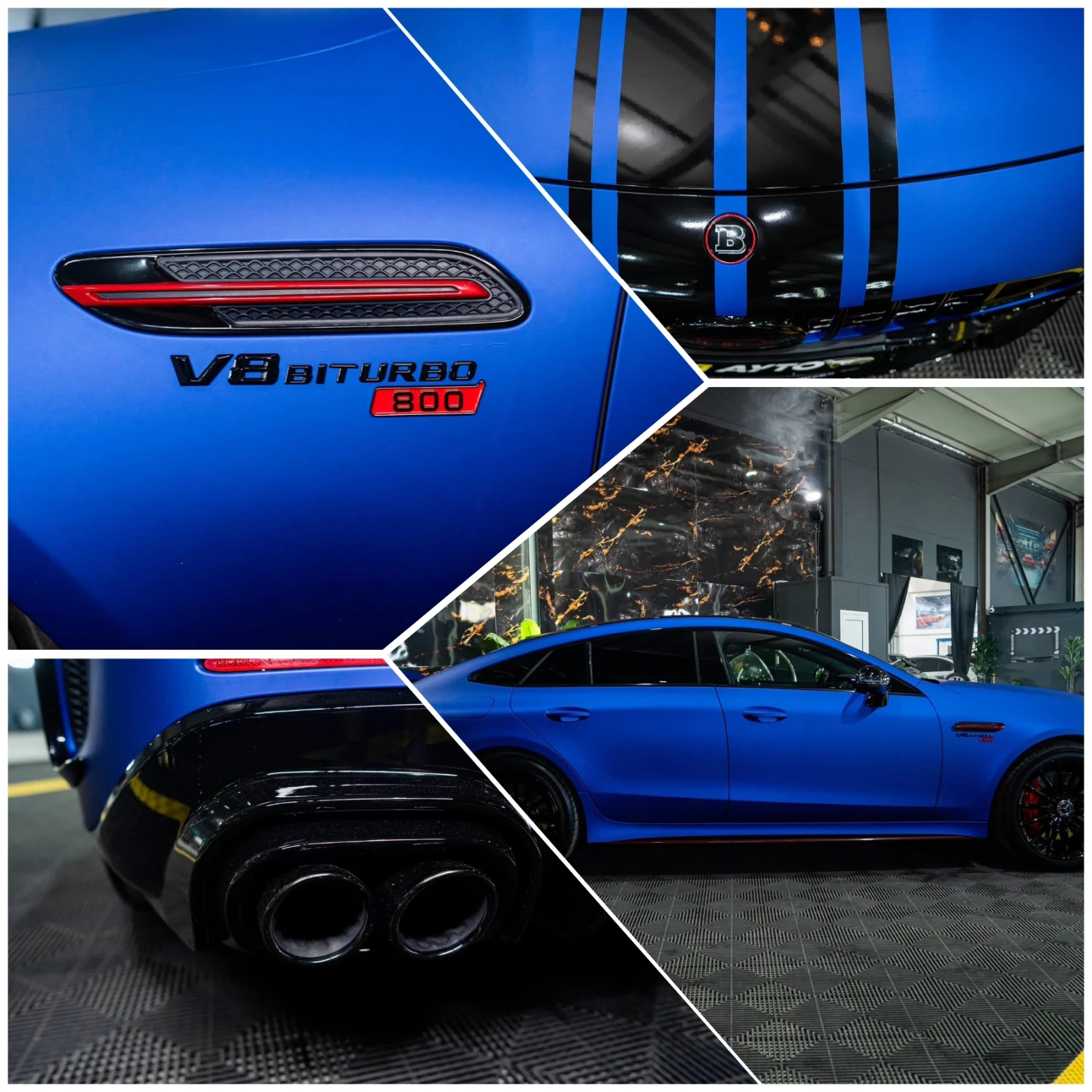 Mercedes-Benz AMG GT 63 BRABUS 800 PACKAGE LED BURM ЛИЗИНГ 100%, снимка 17 - Автомобили и джипове - 55975529