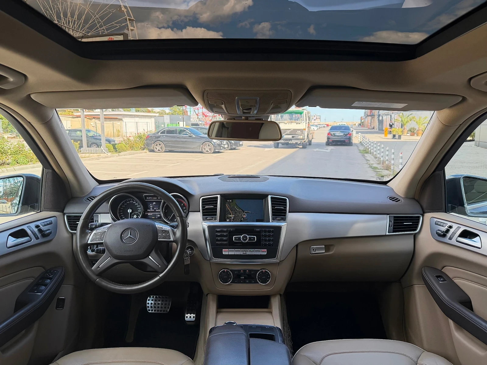 Mercedes-Benz ML 350 CDI AMG 3хTV Панорама Пружини Memory, снимка 6 - Автомобили и джипове - 56215102