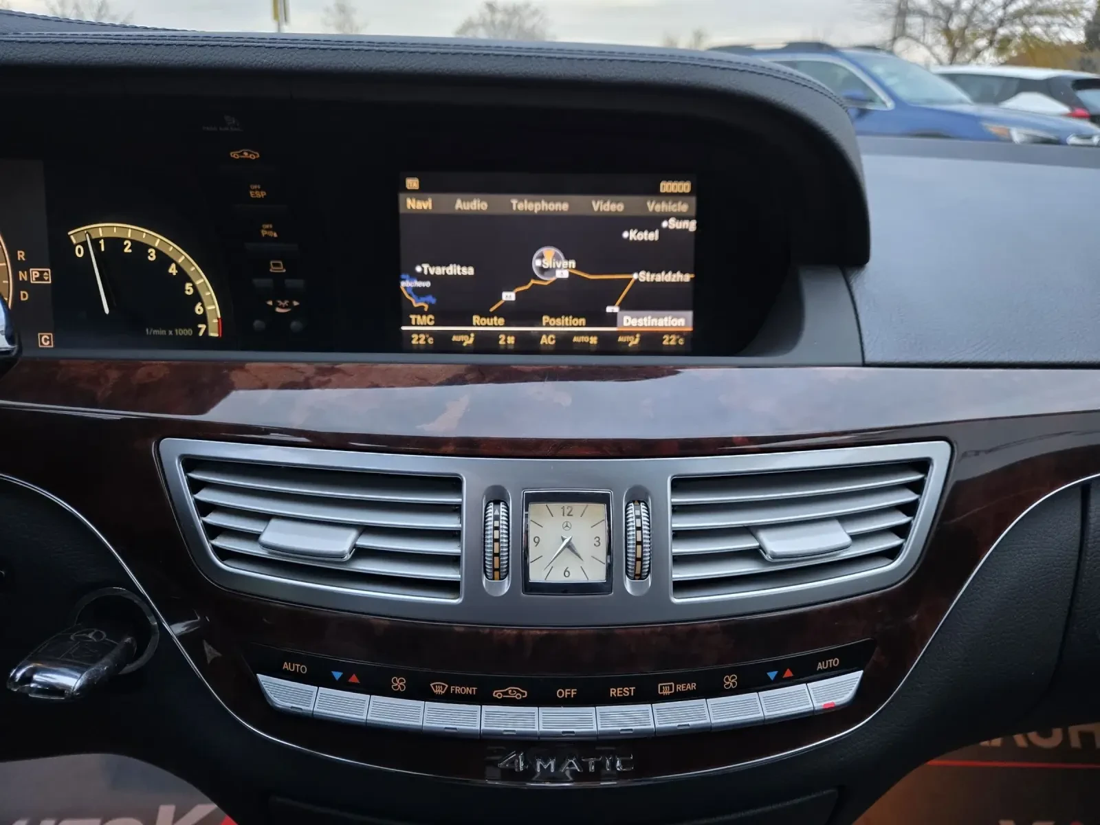 Mercedes-Benz S 500 5.5i-388= FACE= 6.3 LINE= 4x4= DISTRONIC= H&K | Mobile.bg   16