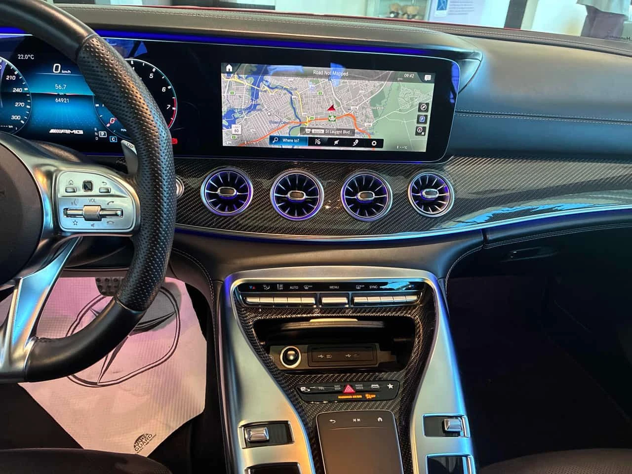 Mercedes-Benz AMG GT * 53 * PANO* KEYLESS* ПОДГРЕВ* , снимка 9 - Автомобили и джипове - 54391154