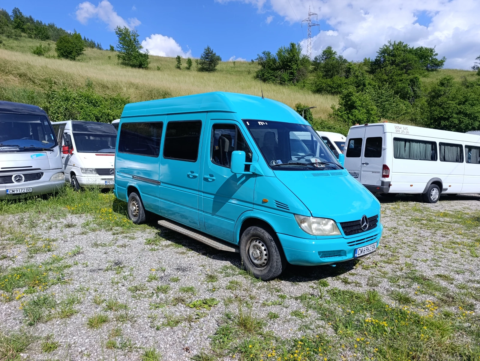 Mercedes-Benz Sprinter 313 АВТОБУС с ВИНЕТКА., снимка 2 - Бусове и автобуси - 56076300