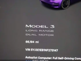Tesla Model 3 U  U UX All Wheel Drive, снимка 7