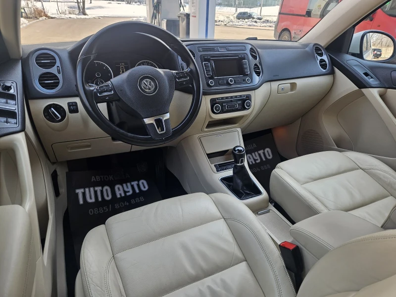 VW Tiguan 2.0TDI/140кс/НАВИ/ КОЖА/ПОДГРЕВ/, снимка 14 - Автомобили и джипове - 49269096