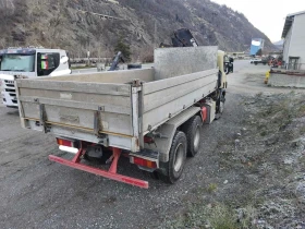 Scania 124 * 6x4* САМОСВАЛ+ КРАН* ШВЕЙЦАРИЯ* , снимка 4