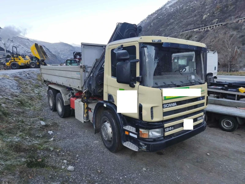 Scania 124 * 6x4* САМОСВАЛ+ КРАН* ШВЕЙЦАРИЯ* , снимка 2 - Камиони - 52886583