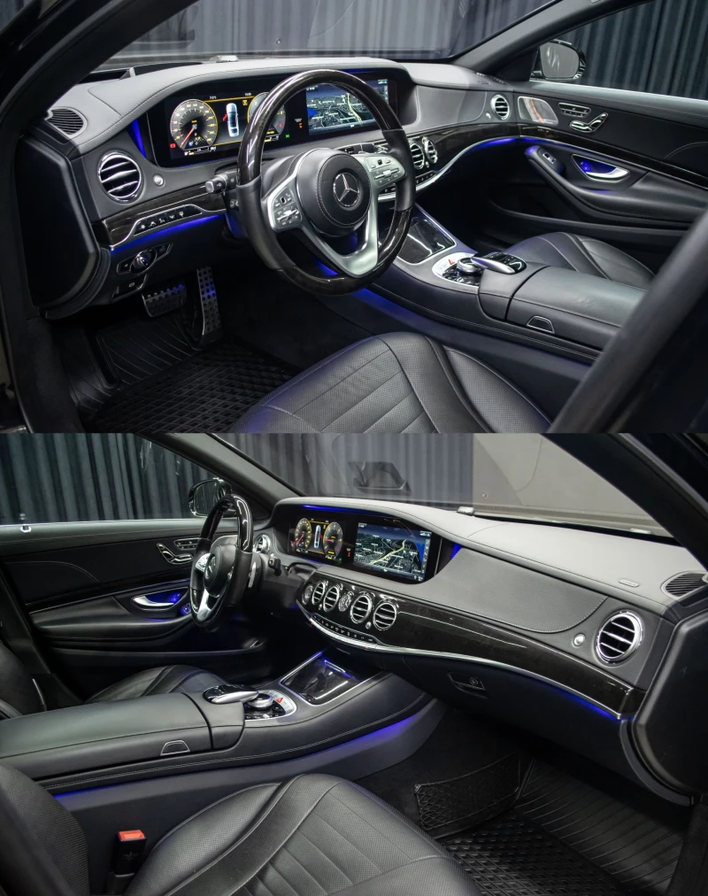Mercedes-Benz S 350 d/4Matic/AMG/Long/Реален пробег/Сервизна история, снимка 6 - Автомобили и джипове - 52670858