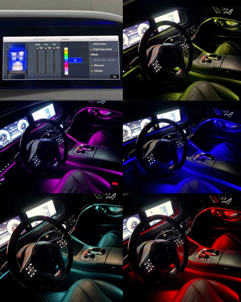 Mercedes-Benz S 350 d/4Matic/AMG/Long/Реален пробег/Сервизна история, снимка 15 - Автомобили и джипове - 52670858