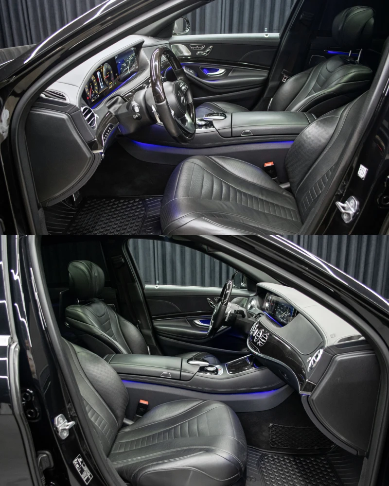 Mercedes-Benz S 350 d/4Matic/AMG/Long/Реален пробег/Сервизна история, снимка 7 - Автомобили и джипове - 52670858