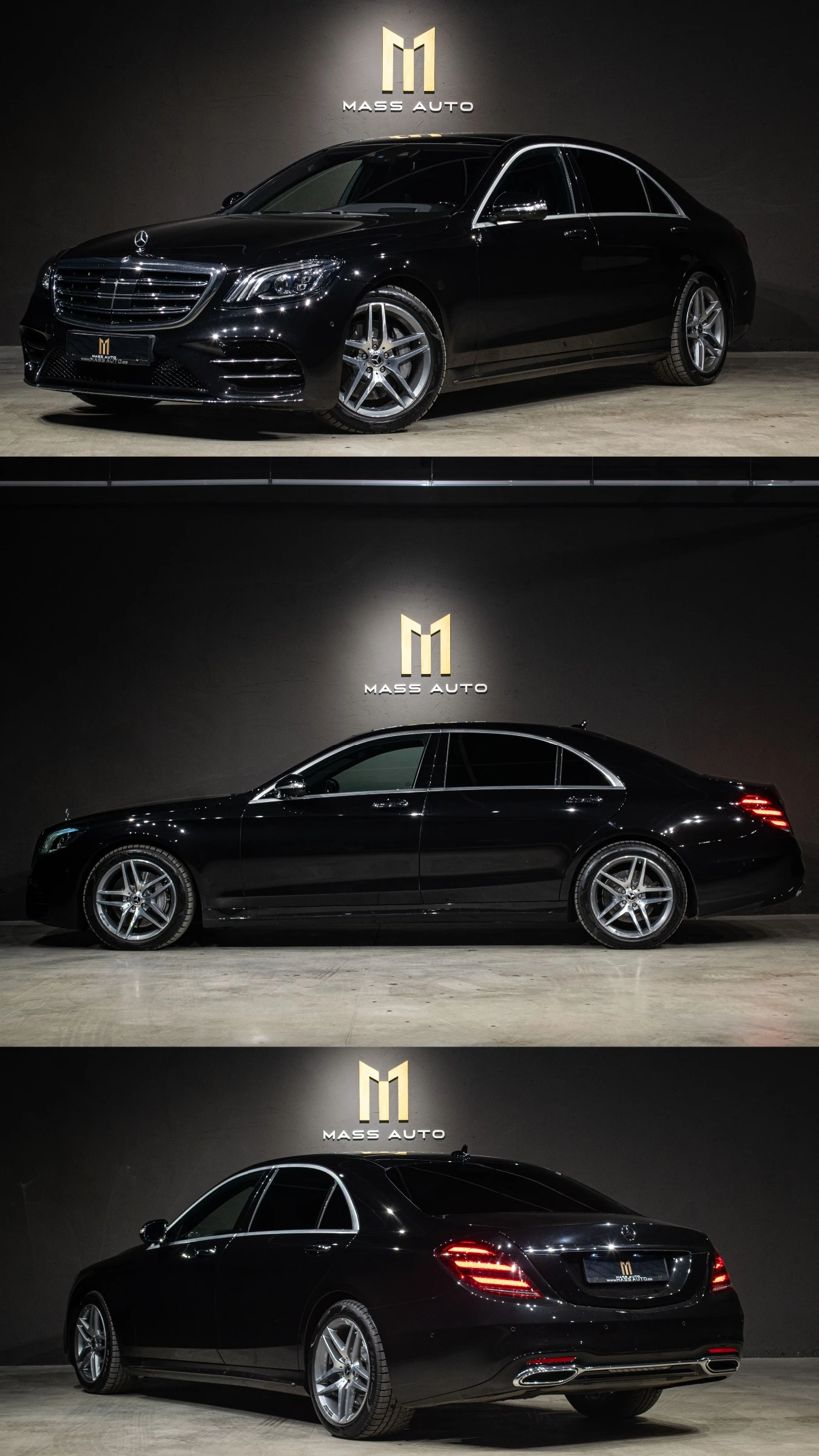Mercedes-Benz S 350 d/4Matic/AMG/Long/Реален пробег/Сервизна история - изображение 3