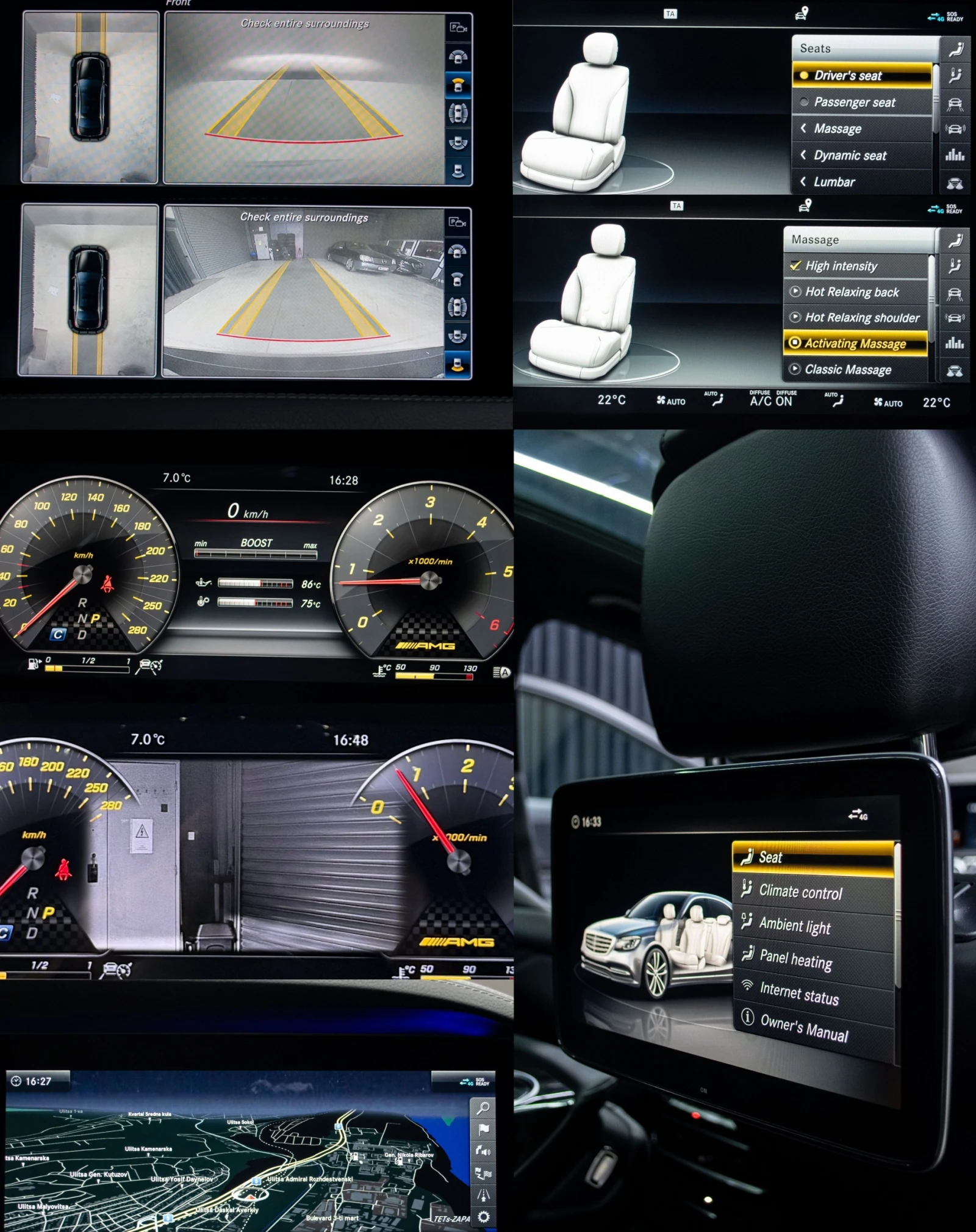 Mercedes-Benz S 350 d/4Matic/AMG/Long/ /  | Mobile.bg   12